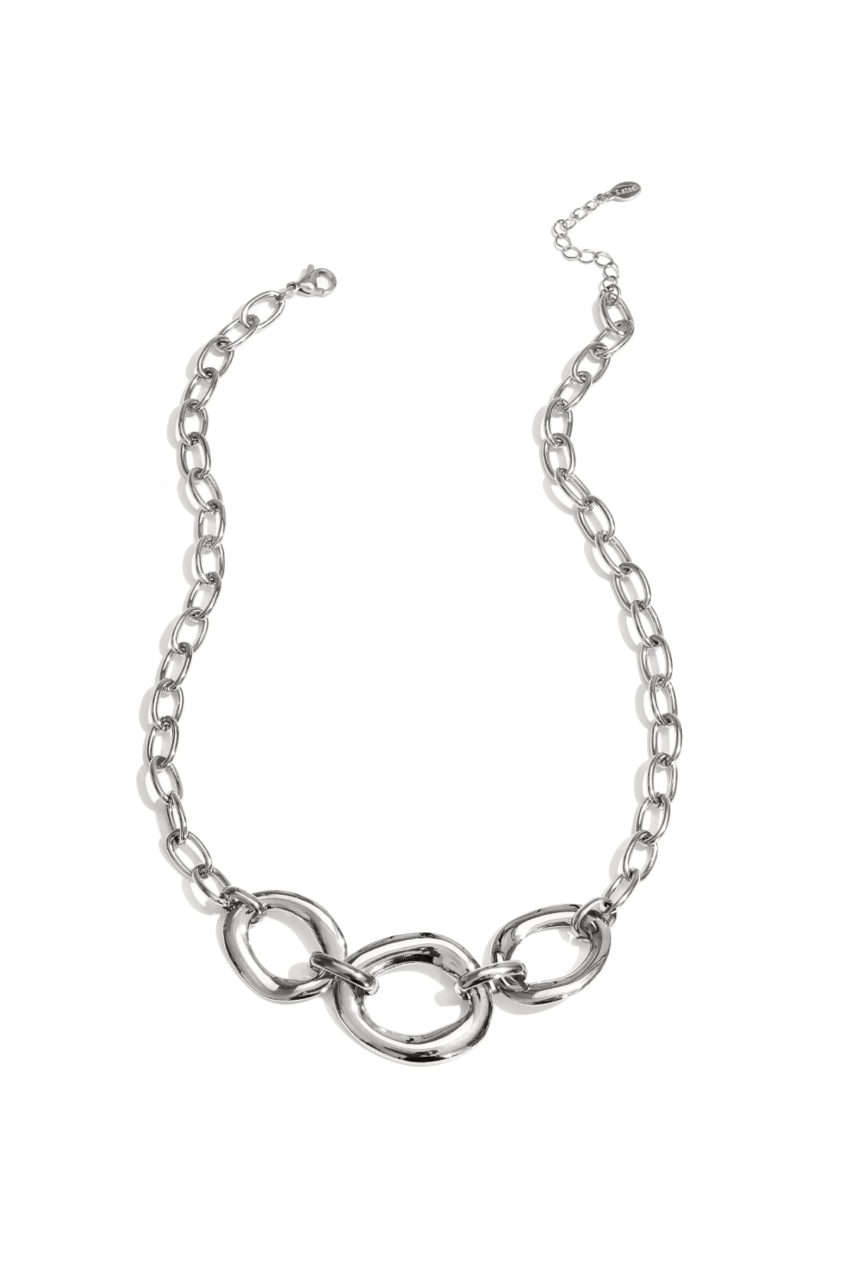 Globe Chain ketting met ronde statement stukken kleur – NOLAH