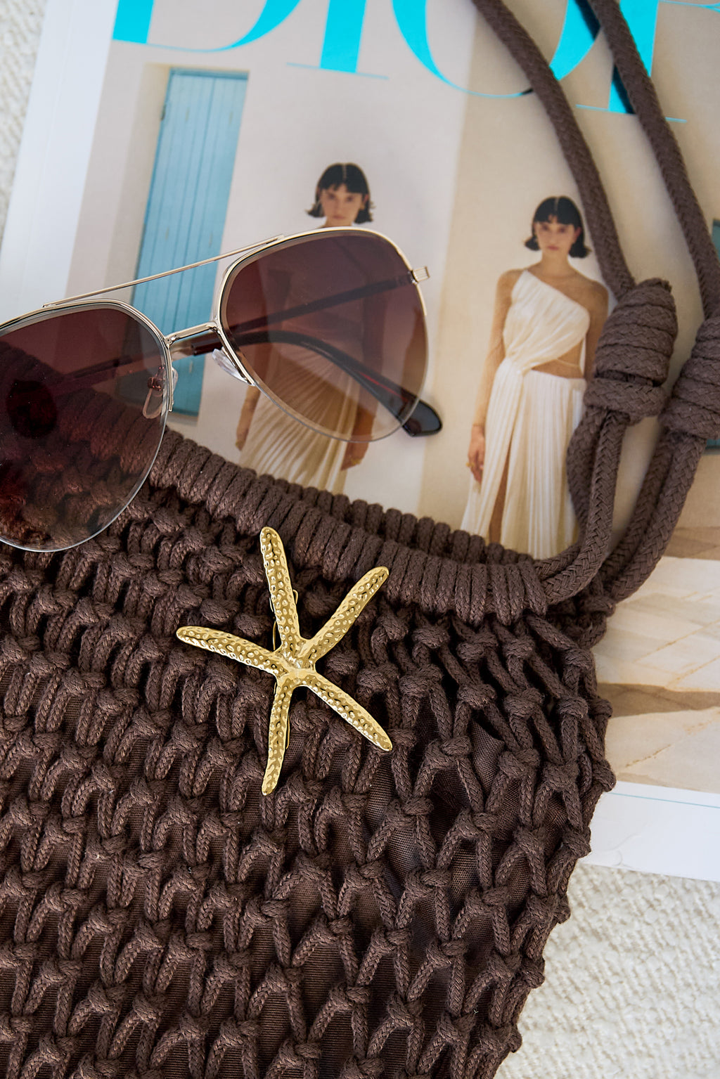 Starlet Pin broche haarspeld zeester goud – NOLAH