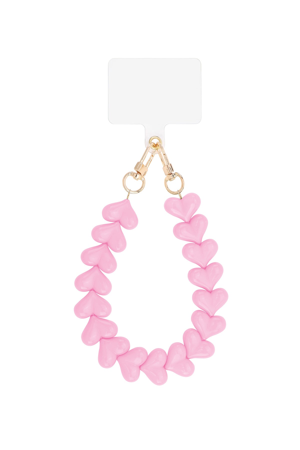 Heartbeat Cord telefoonkoord met hartjes Zwart – NOLAH