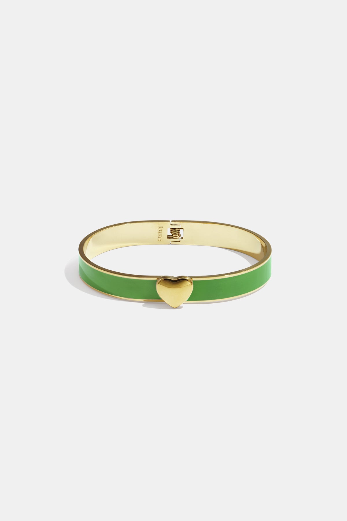 Mini Heart Band armband 0,9 cm met hart kleur – NOLAH