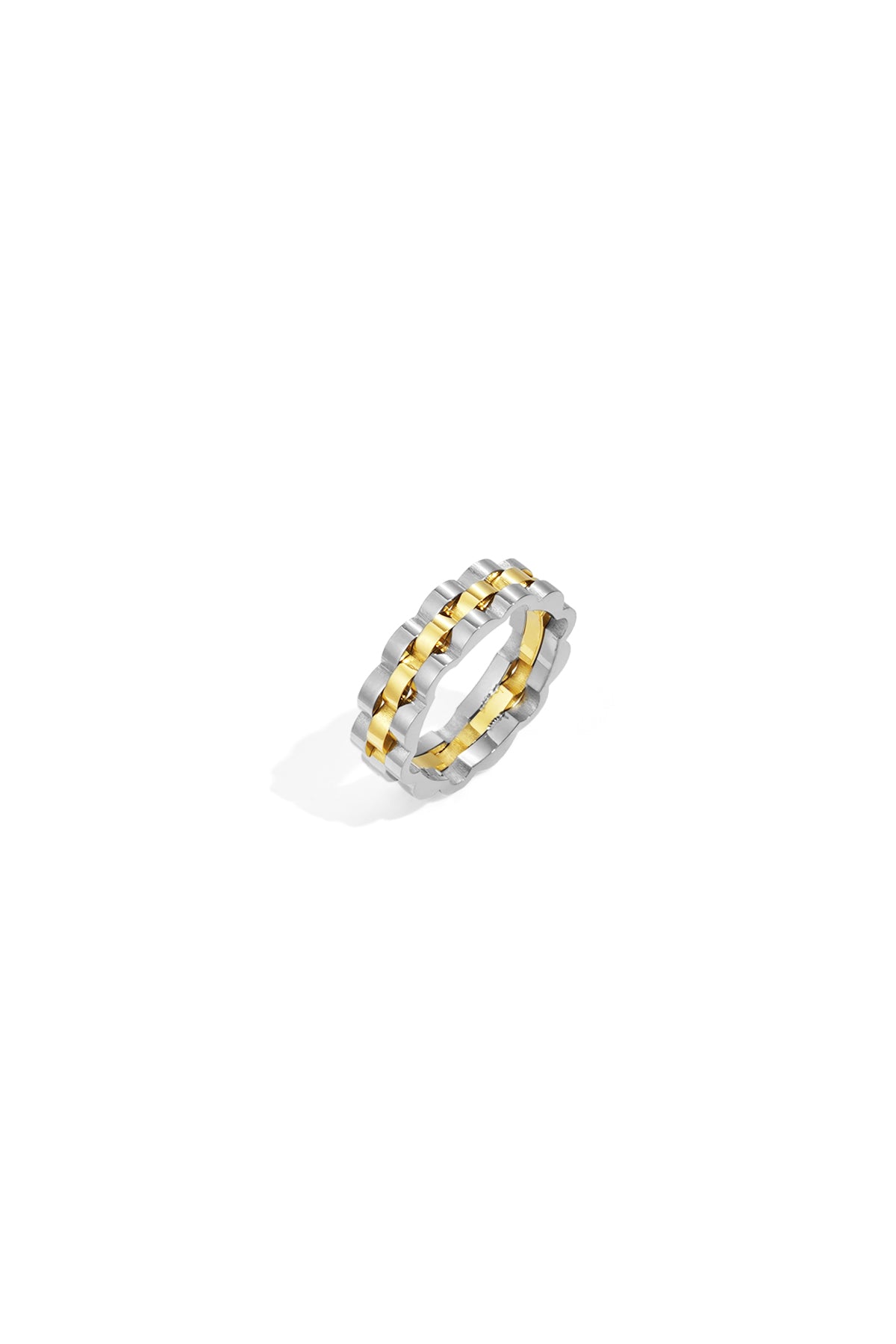 Pebble Ring minimalistische ring Goudkleur maat 18 – NOLAH