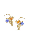Sea Horse oorbellen zeepaardje charms goud – NOLAH