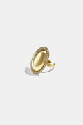 Halo Ring ovale statement ring met steentjes – NOLAH