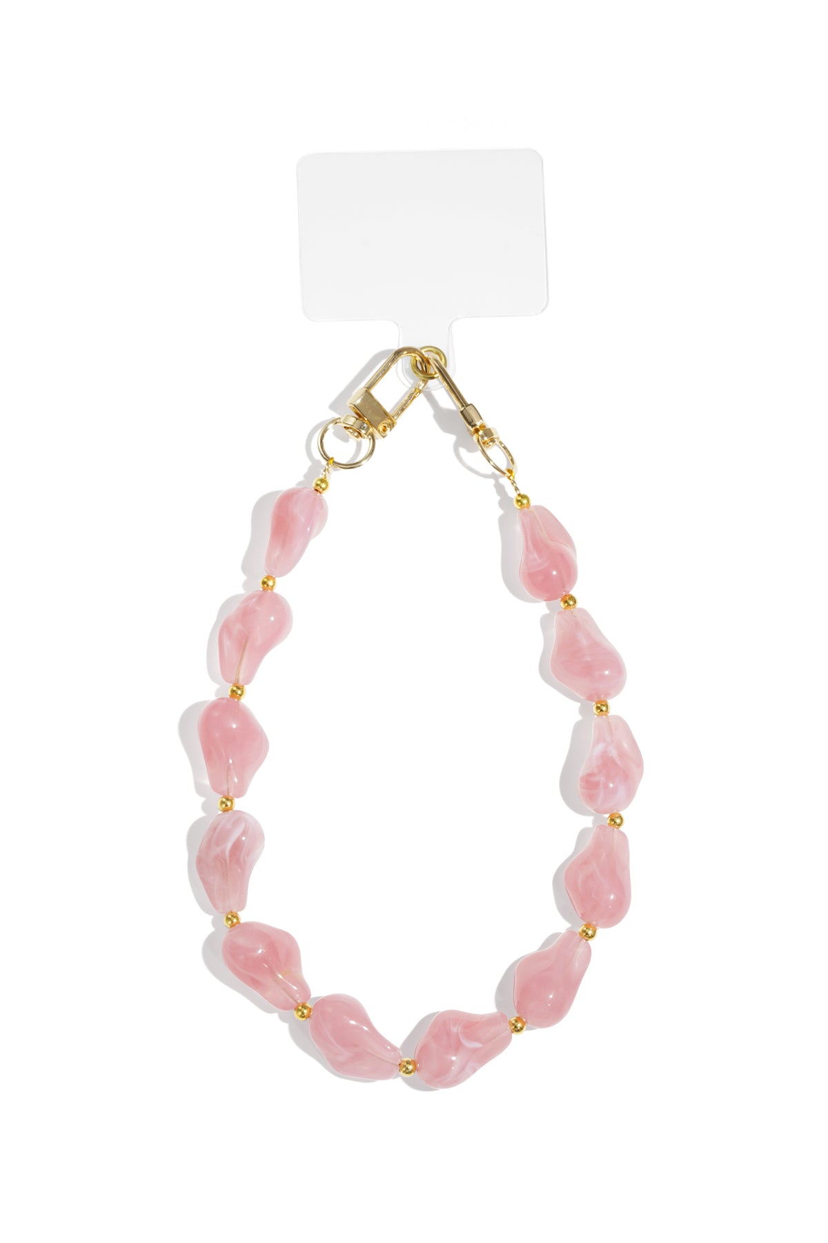 Bubble Cord telefoonsnoer met grote kralen kleur – NOLAH