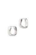 Twist Hoops rechthoekige gedraaide creolen kleur – NOLAH