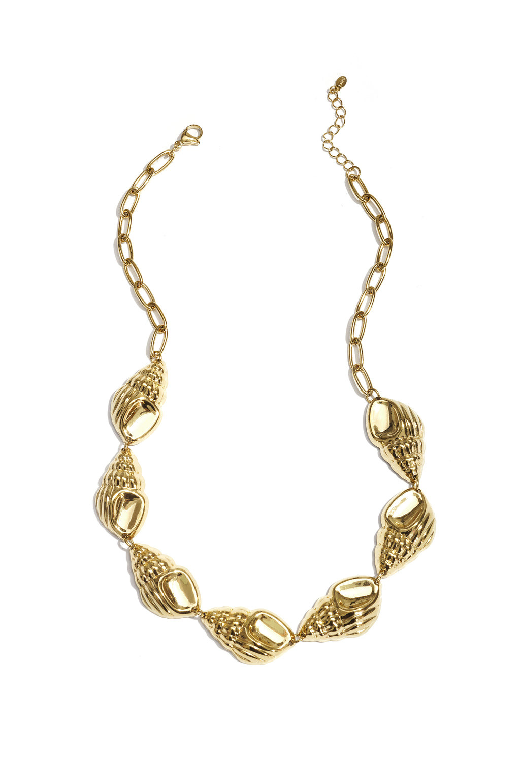 Beach Statement ketting met grote schelpen goud – NOLAH