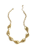 Beach Statement ketting met grote schelpen goud – NOLAH
