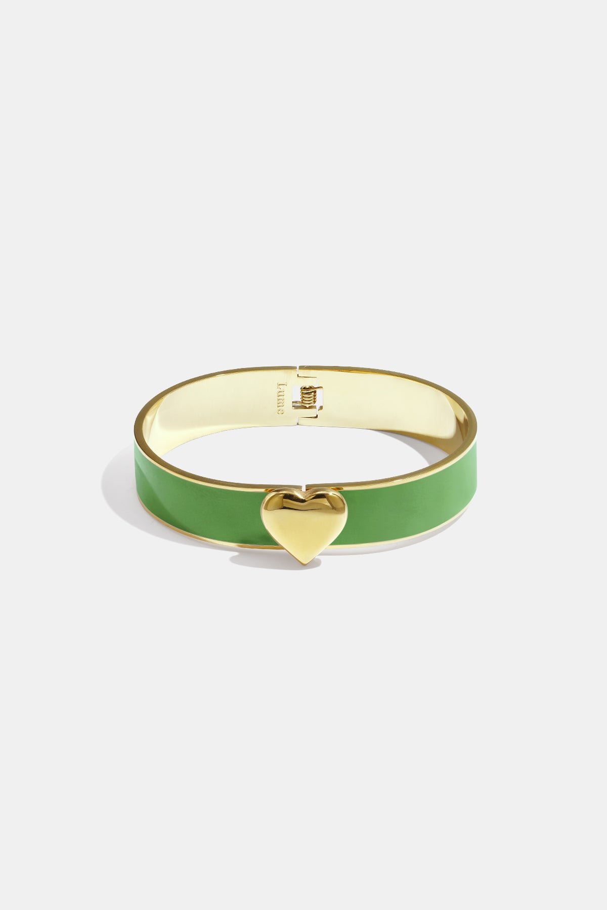 Heart Band armband 1,3 cm met hart kleur – NOLAH