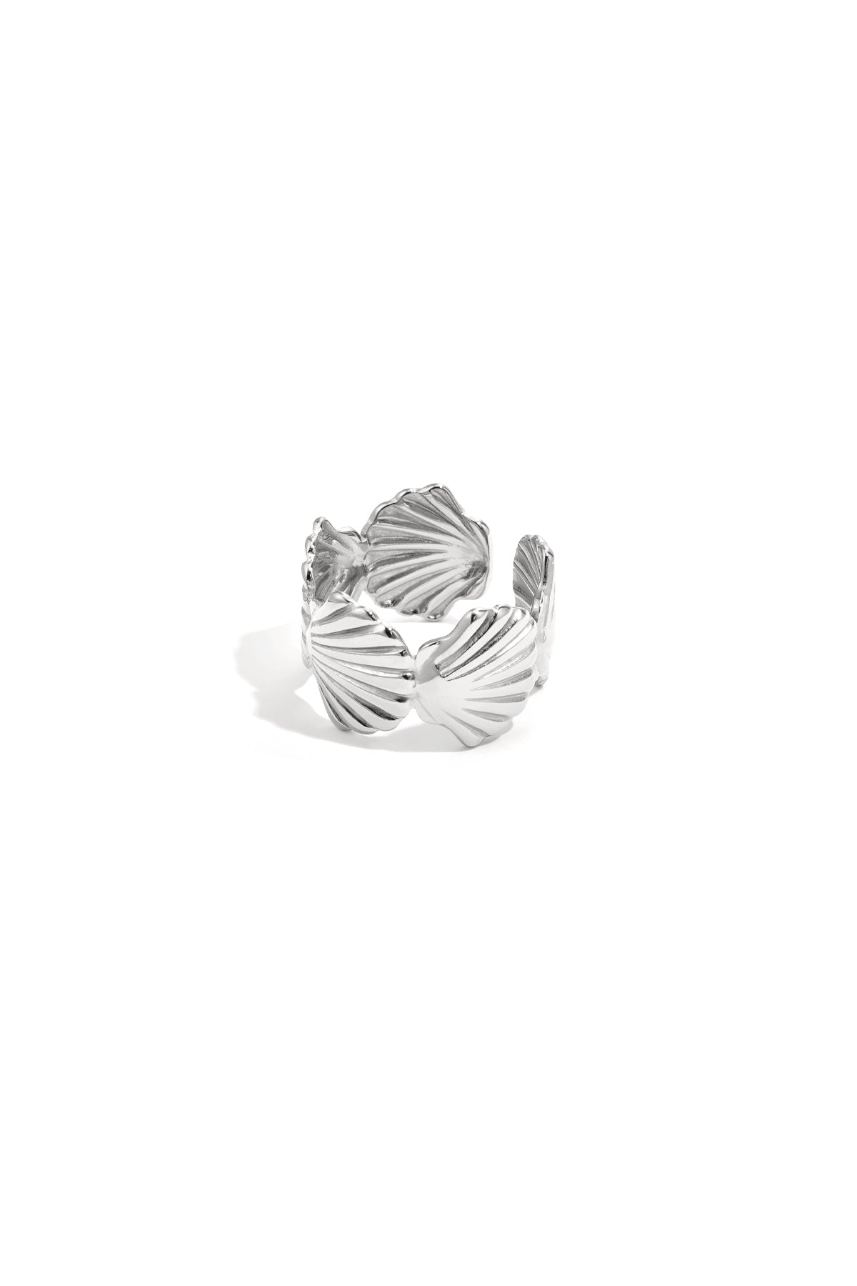 Shelly Ring chunky ring met schelpen kleur – NOLAH