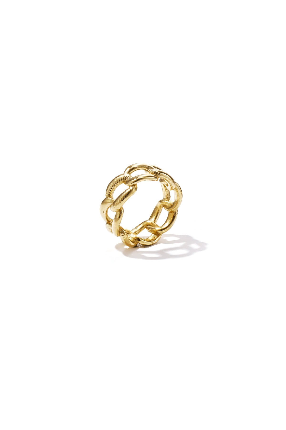 Chain Ring ring met grote schakels maat 16 – NOLAH