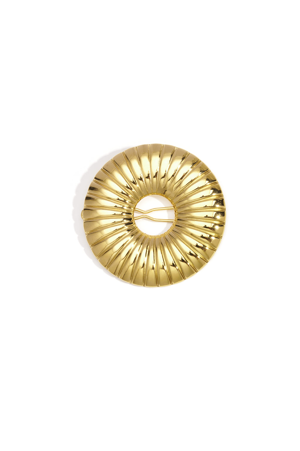 Stripe Pin broche haarspeld cirkel streepjes – NOLAH