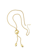 Pebble Strand lange ketting met organische kralen – NOLAH