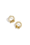 Sparkle Studs belegde oorknopjes ringetjes Goudkleur – NOLAH