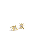 Falling Star oorknopjes vallende ster Goudkleur – NOLAH