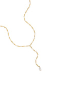 Drip Sparkle ketting met hangende strass Goudkleur – NOLAH