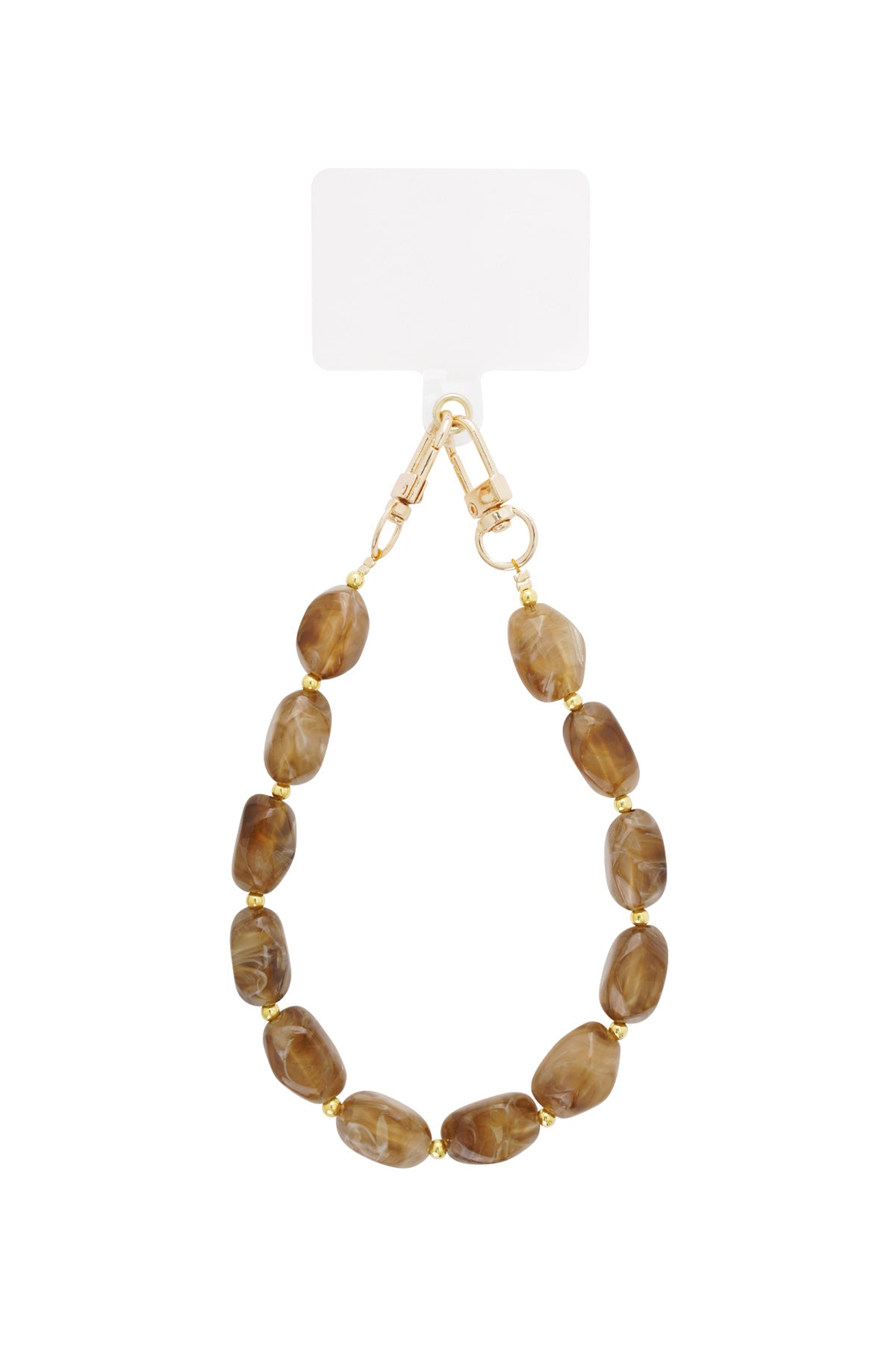 Daisy Cord telefoonsnoer kralen Oranje – NOLAH