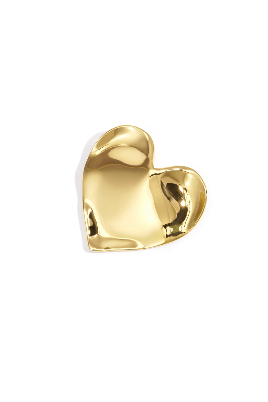 Smooth Heart Pin broche haarspeld hart goud – NOLAH