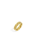 Pebble Ring minimalistische ring Goudkleur maat 16 – NOLAH