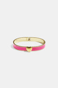 Mini Heart Band armband 0,9 cm met hart kleur – NOLAH