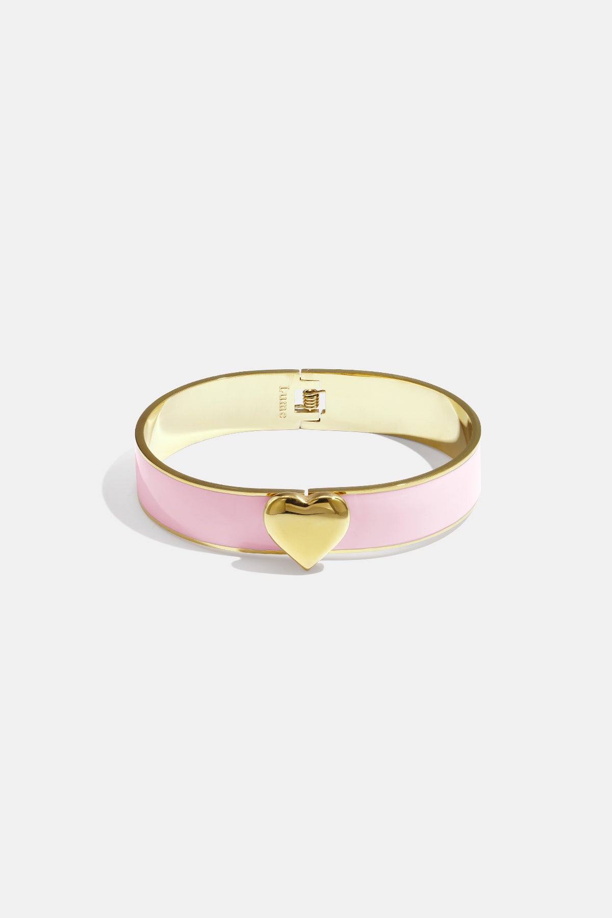 Heart Band armband 1,3 cm met hart khaki – NOLAH
