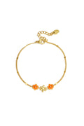 Bloom Bracelet armband met gekleurde bloemetjes goud – NOLAH