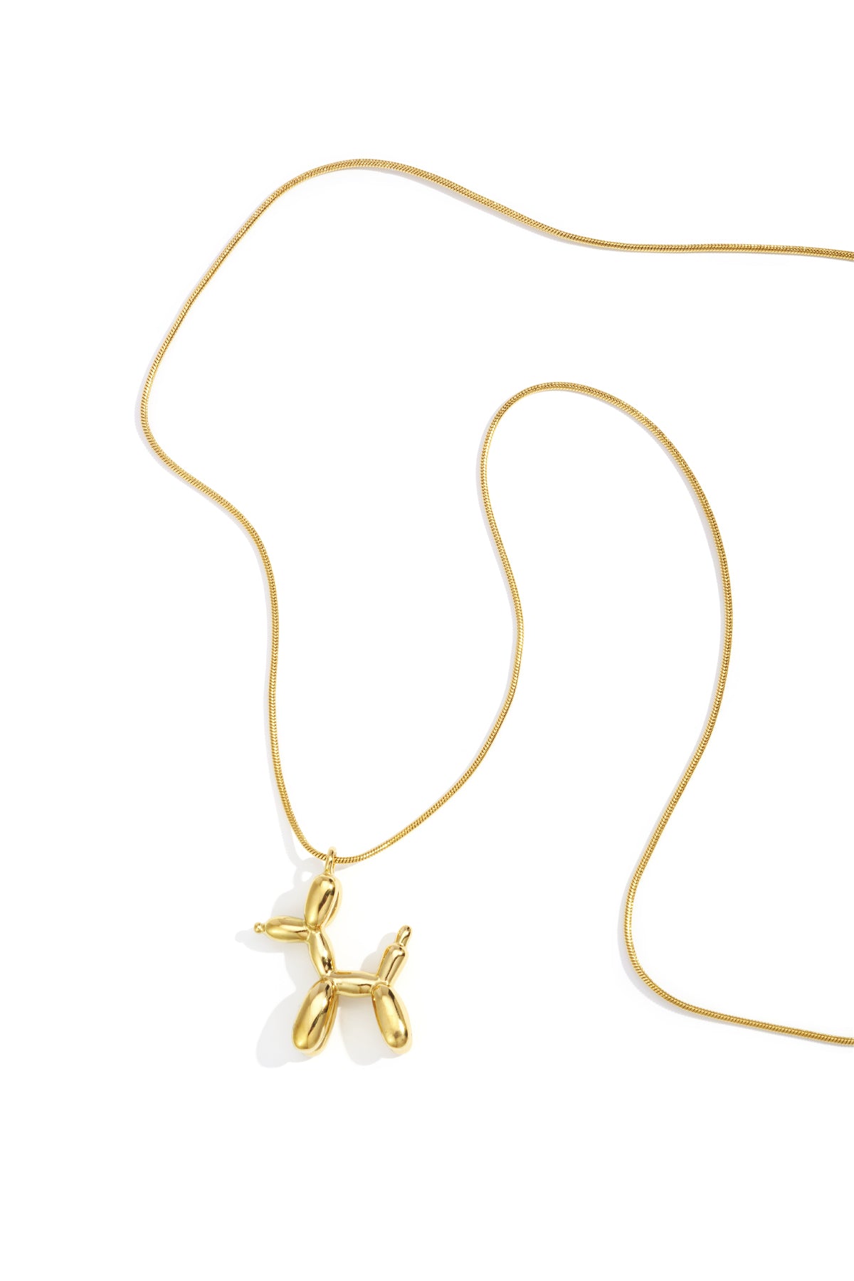 Wild Layer lange ketting goudkleur dier hanger – NOLAH