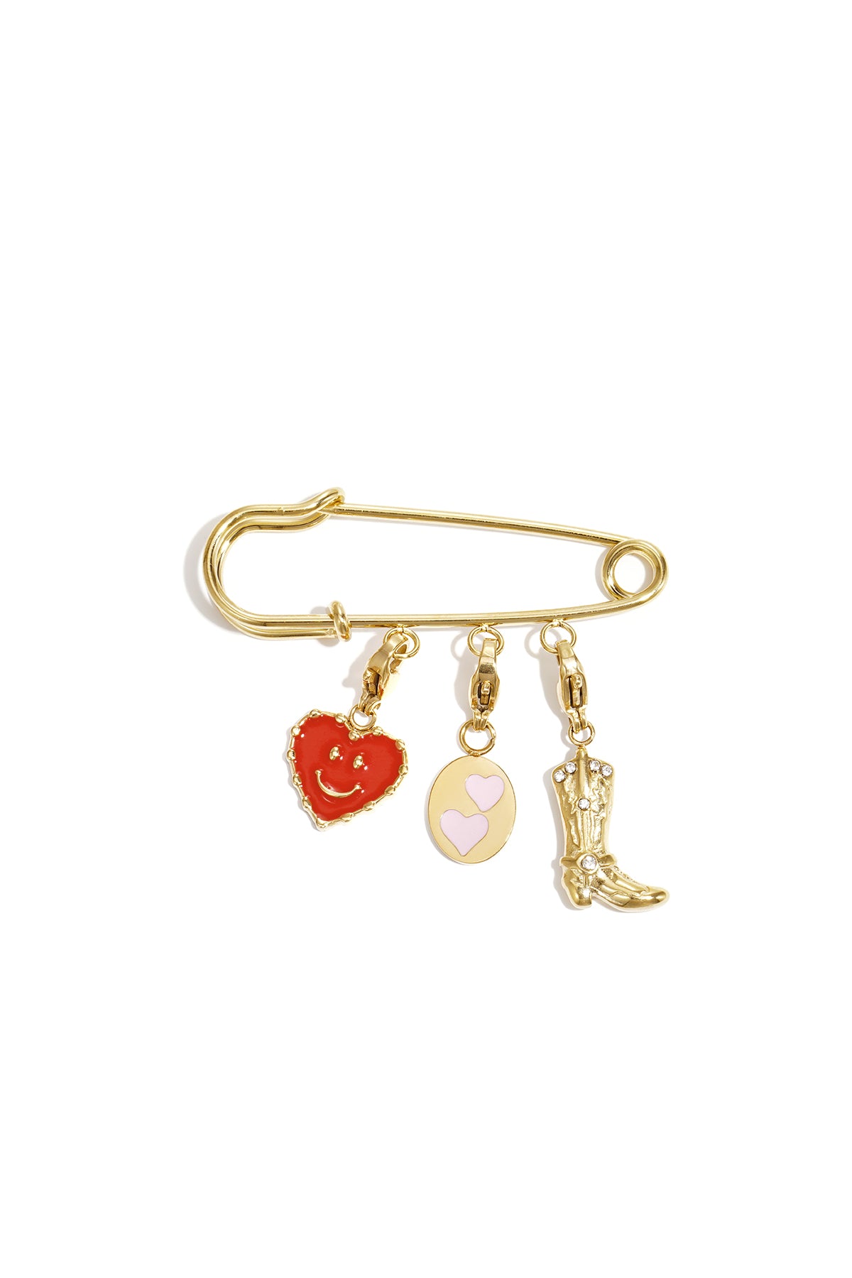 Charm Trio Pin DIY broche 3 charms goud – NOLAH