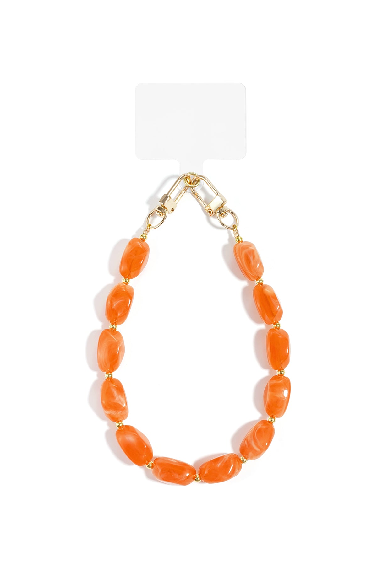 Daisy Cord telefoonsnoer kralen Bruin – NOLAH