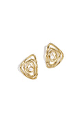Hypno Studs driehoek oorbellen met strass – NOLAH