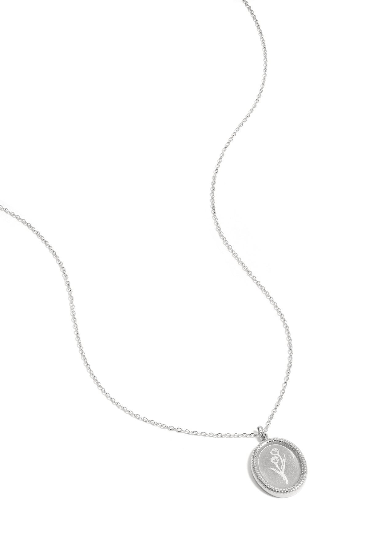 Tulp Bloom ketting met tulp hanger kleur – NOLAH