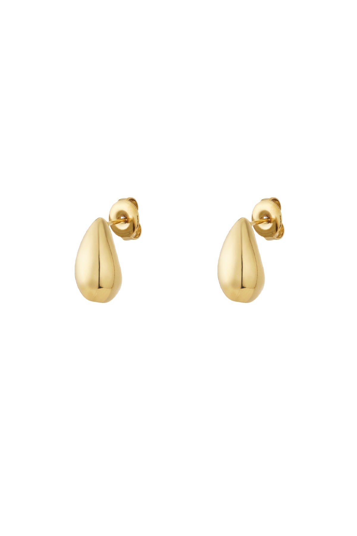 Teardrop traanvormige oorbellen 14K verguld goud – NOLAH