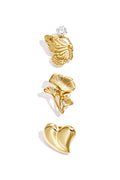 Butterfly Pin vlinder broche met strass goud – NOLAH