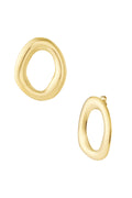 Oasis Ovals ovale oorbellen onregelmatig goud – NOLAH