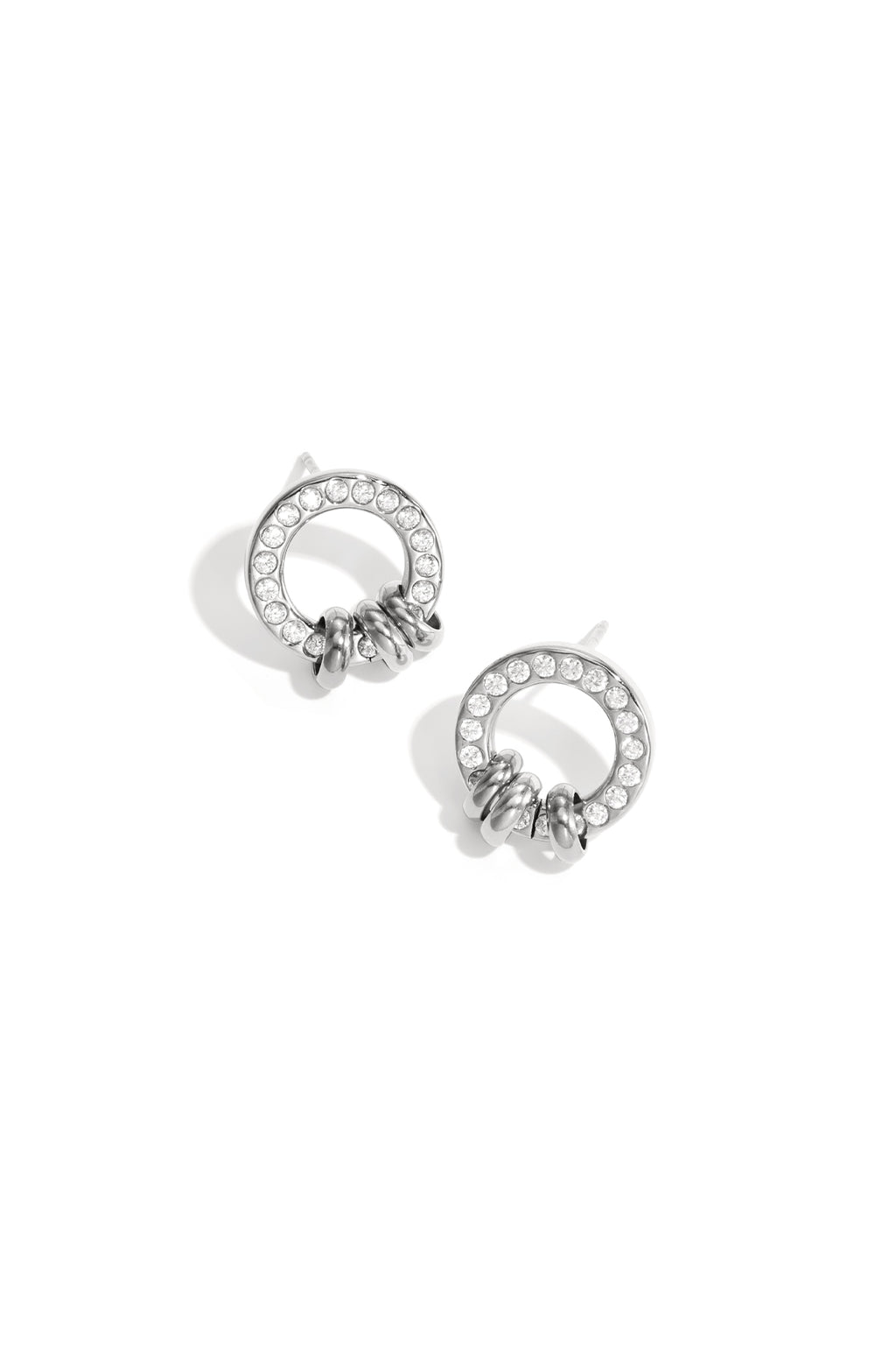 Sparkle Studs belegde oorknopjes ringetjes kleur – NOLAH