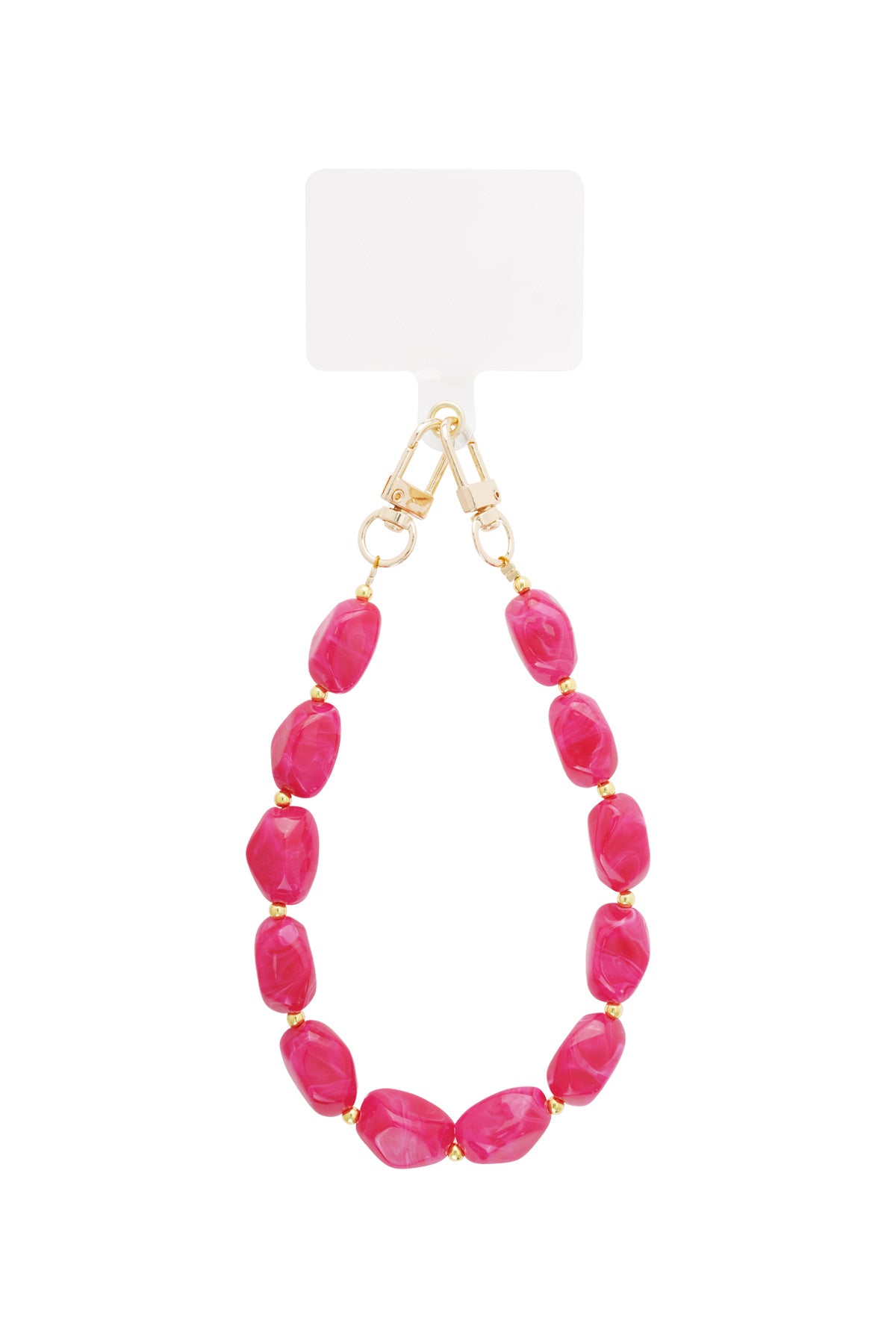 Daisy Cord telefoonsnoer kralen Geel – NOLAH