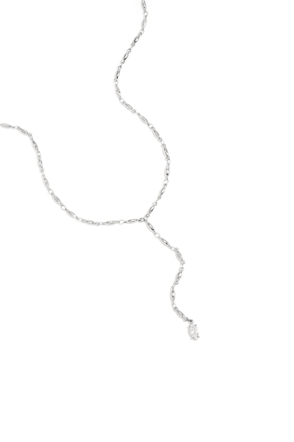 Drip Sparkle ketting met hangende strass kleur – NOLAH