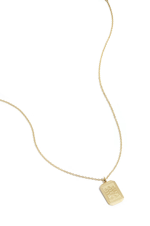 Canal House ketting Amsterdams grachtenpand goud – NOLAH